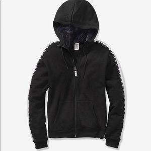 PINK Fur Hood Full-Zip🌛